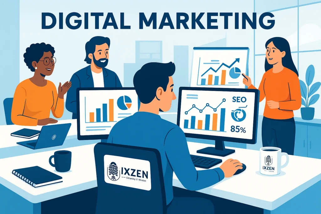 digital marketing services, SEO, PPC advertising, social media marketing, content marketing, email marketing, CRO, digital marketing campaigns, conversion rate optimization