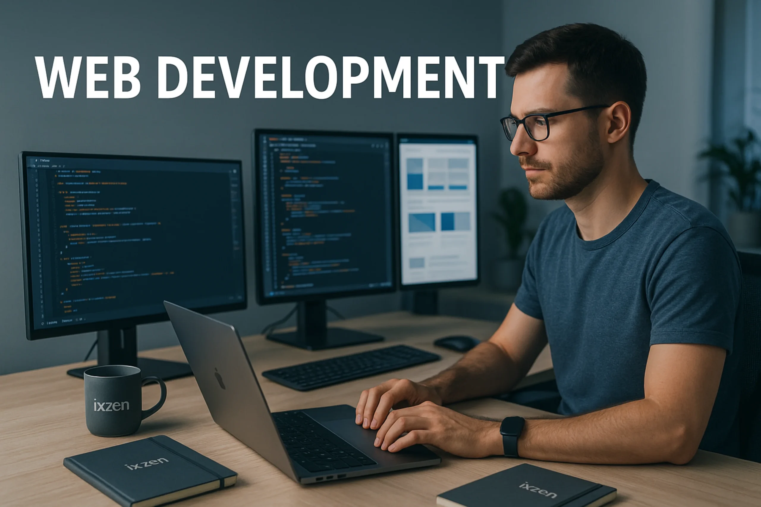 web development services, custom web development, responsive web design, e-commerce website development, CMS development, web application development, website redesign, website maintenance, SEO-friendly web development